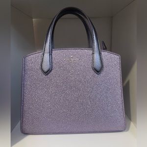 Kate Spade Tinsel Glitter Satchel Crossbody Bag